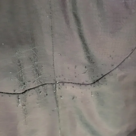 ELIE Tahari down puffer funnel neck coat parka jacket gray XS small - Picture 12 of 16